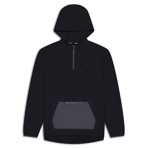 Skora Running Pullover Black Jacket Size S - Picture 6 of 10